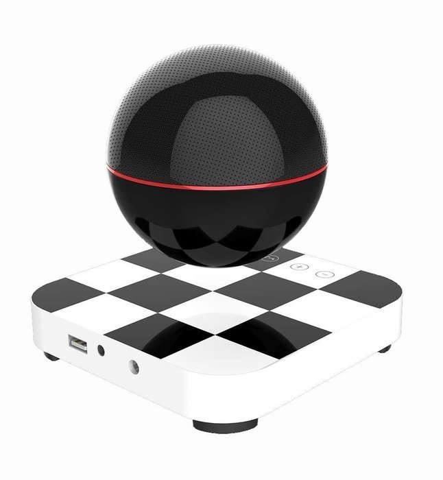 Portable Bluetooth Wireless Floating Levitating Maglev Speaker/Maglev Bluetooth speaker (White) N5