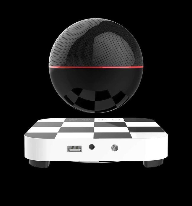 Portable Bluetooth Wireless Floating Levitating Maglev Speaker/Maglev Bluetooth speaker (White) N6