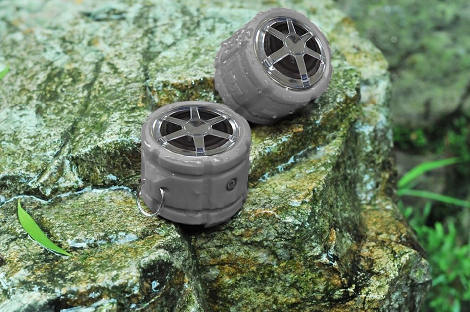 Mattaxly Outdoor Waterproof Bluetooth Speaker Ws-507 , 100% Waterproof Loud Speaker ,Hands Free Support Siri for... N8