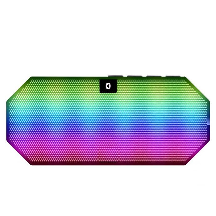 Ecandy Portable Wireless Bluetooth Speaker with Led, Built-in Microphone and Rechargeable battery for iPhone 6...