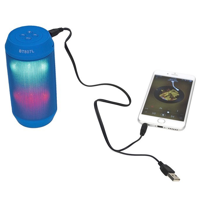 Bluetooth Speaker, Autvivid Mini Portable Bluetooth Wireless Speaker Colorful LED Light Subwoofer HIFI Speaker... N26