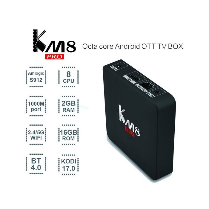 Smart Android TV BOX, Tobest Kodi Fully Loaded XBMC Amlogic S912 Octa Core 2GB/16GB Wifi LAN 4K TV Blu-ray Player... N2