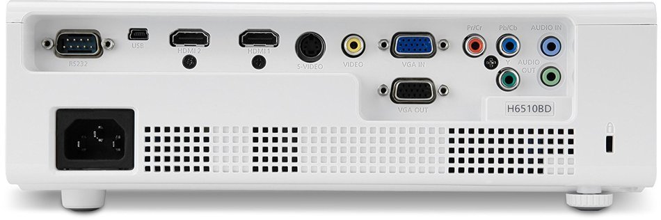 Acer H6510BD 3D Home Theater Projector (White) N2