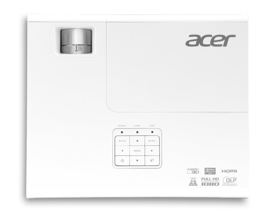 Acer H6510BD 3D Home Theater Projector (White) N5