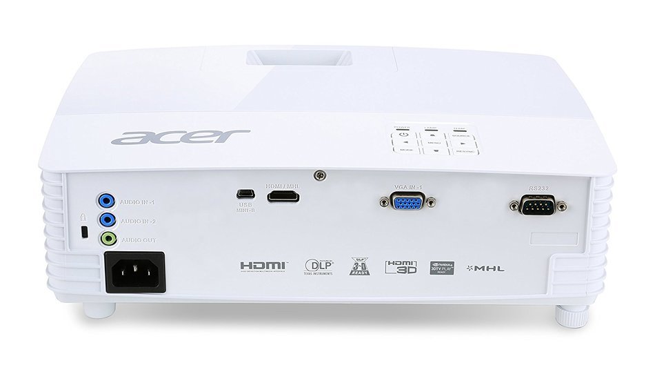 Acer H6510BD 3D Home Theater Projector (White) N10