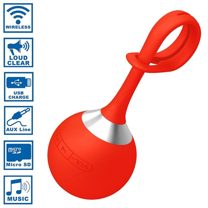 Wireless Bluetooth Speaker Water-Resistant Portable 2 in 1 Wireless Speaker or MP3 Player Speaker with Micro SD... N8