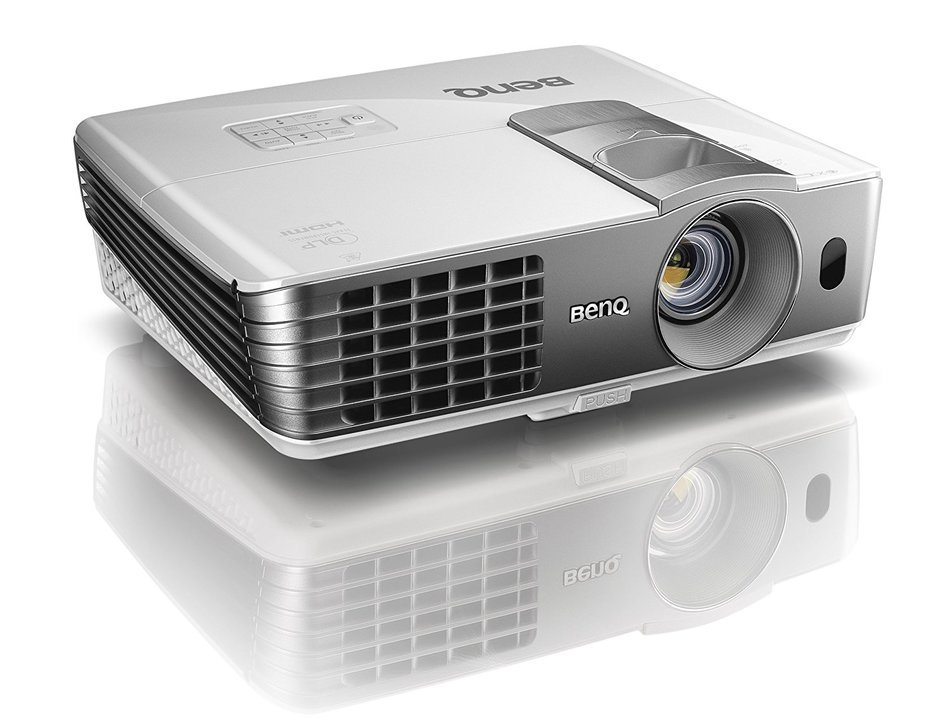 BenQ DLP HD 1080p Projector (W1070) - 3D Home Theater Projector with Lens Shift Technology and RGBRGB Color Wheel N5