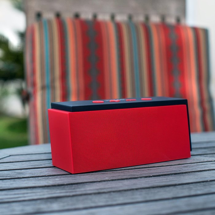 Turcom TS-453 10 Watt Bluetooth Speaker Portable Wireless Mobile 2.0 Stereo Speaker, Durable Outdoor Casing, Dual... N9