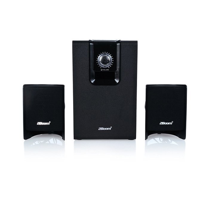 2BOOM 2.1 Channel Sound Thruster Wireless Bluetooth Speaker Black