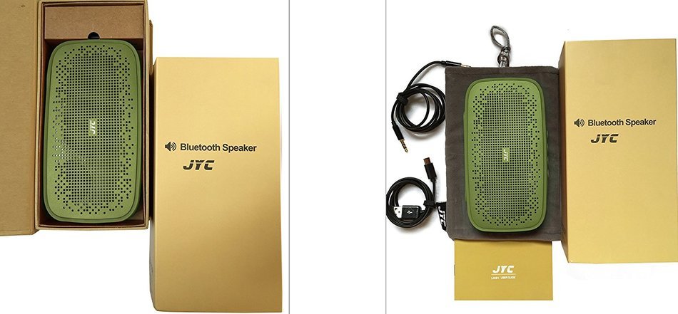 JYCstar LKS1 Portable Wireless Bluetooth Speaker;IPX7 Waterproof Rating;Hand Free Phone Audio,8 hours playing...