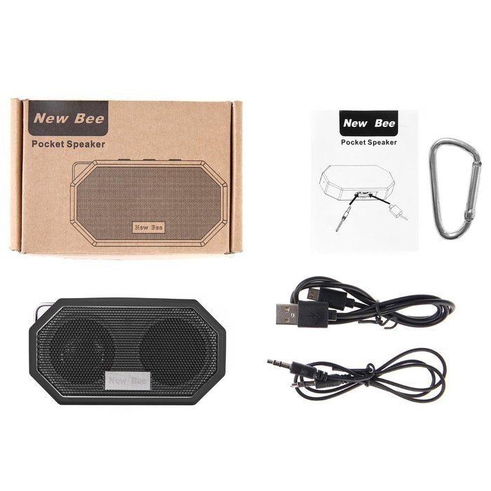 Techwish Outdoor Shower Bluetooth 4.0 Speaker, IP67 Waterproof, Dustproof, Shockproof, Handsfree Portable Speakerphone...