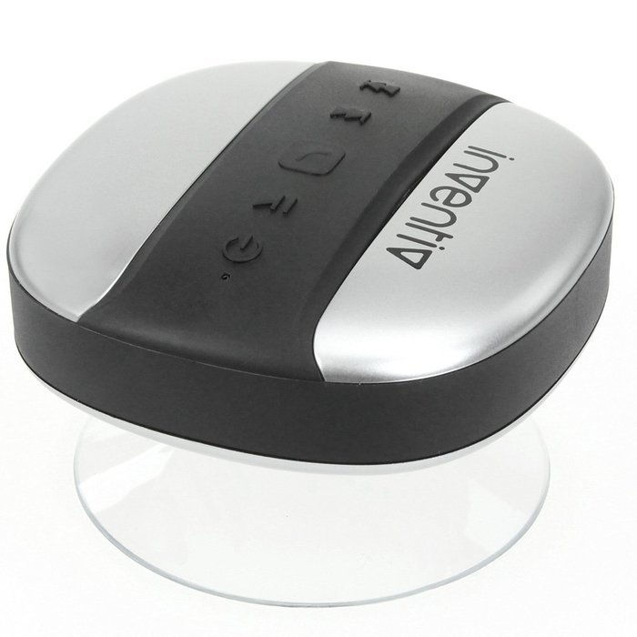 Inventiv SP100 Wireless Portable Bluetooth Shower Speaker with Built-in Mic - Blue N3