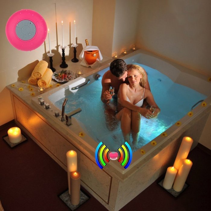 COISOUND Waterproof Wireless Bluetooth Shower Speaker Handsfree Speakerphone Compatible with All Bluetooth Devices... N9