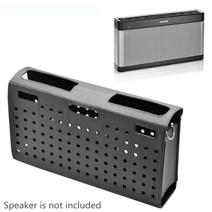 Bose SoundLink III Case - CASETIME Water-Resistant Lycra Zipper Portable Carry Bag Case Travel Storage Bag Box... N50
