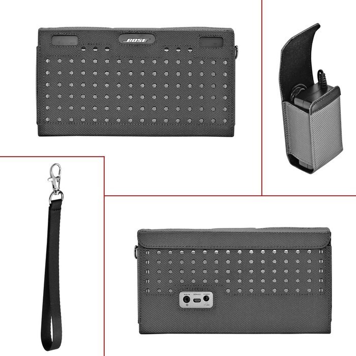Bose SoundLink III Case - CASETIME Water-Resistant Lycra Zipper Portable Carry Bag Case Travel Storage Bag Box... N57