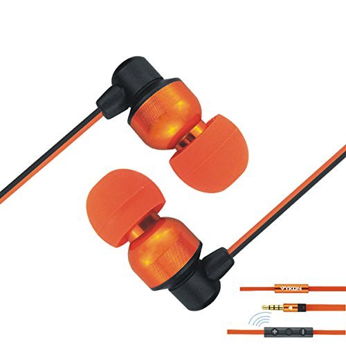 Universal Trendy Luxury Design In Ear Headphone Microphone For iPhone Color Black