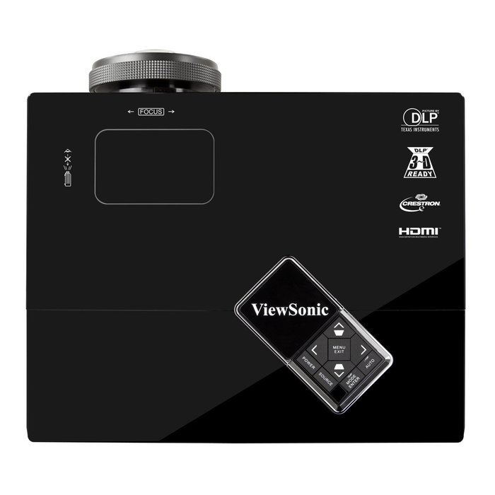 ViewSonic PJD6353S XGA 1024x768 DLP Projector, 2500 ANSI Lumens, 15,000:1 Contrast Ratio - Black N3