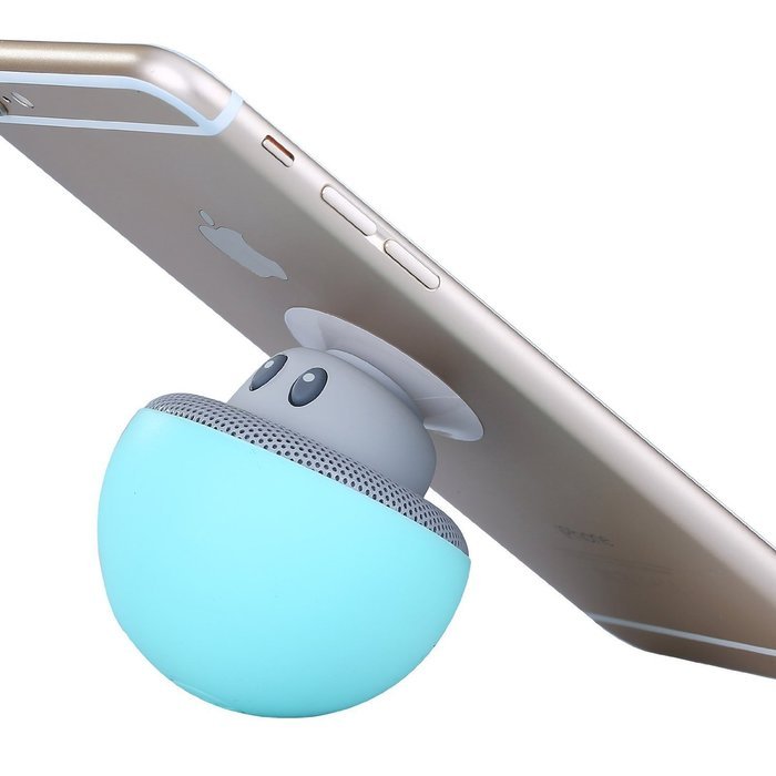 GreenElec Mushroom Mini Wireless Portable Bluetooth Speaker Microphone With Suction Cup Mic for iPhone iPad iPod... N5