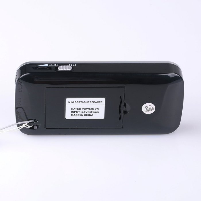 Mifine Portable Pocket FM Radio Speaker Mp3 Music Player with Micro SD/TF Card/USB Disk Input,Emergency Flashlight... N19