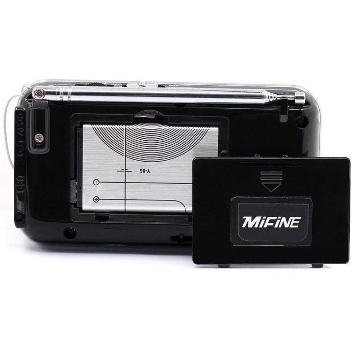 Mifine Portable Pocket FM Radio Speaker Mp3 Music Player with Micro SD/TF Card/USB Disk Input,Emergency Flashlight... N44