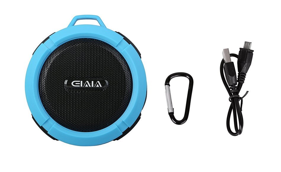 Elala Bluetooth Speaker, Outdoor & Shower Speaker with Water Resistant, Mic,TF Card,Loud Speaker for Hiking,Camping... N5