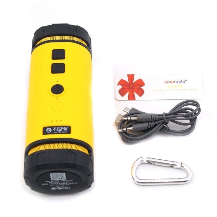 GranVela BV350 wireless Bluetooth stereo speakers bicycle riding bicycle outdoor subwoofer Portable audio card... N15