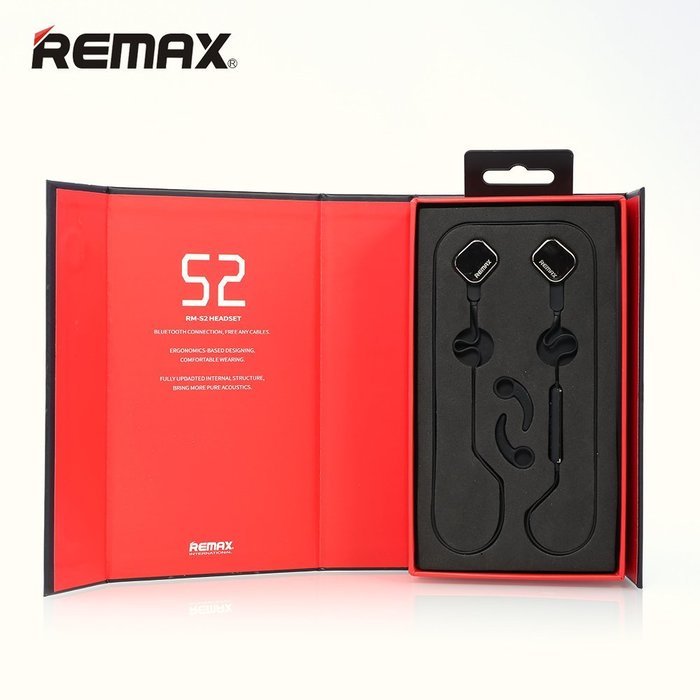 REMAX RM-S2 Magnet Motion Adsorption Wire Stereo Bluetooth Smart Headphone Color Tarnish N2