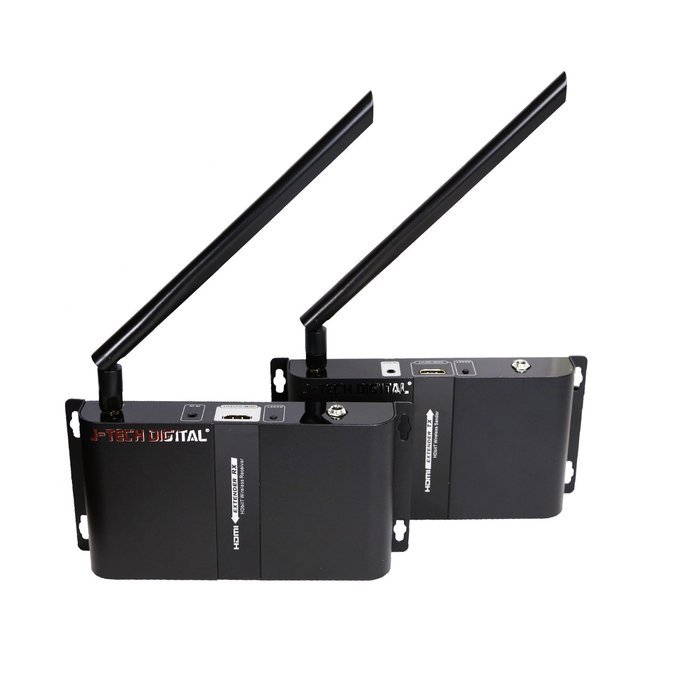 J-Tech Digital HDbitT Series Wireless HDMI Extender Supporting Full HD 1080P with IR Signal Transmission up to...