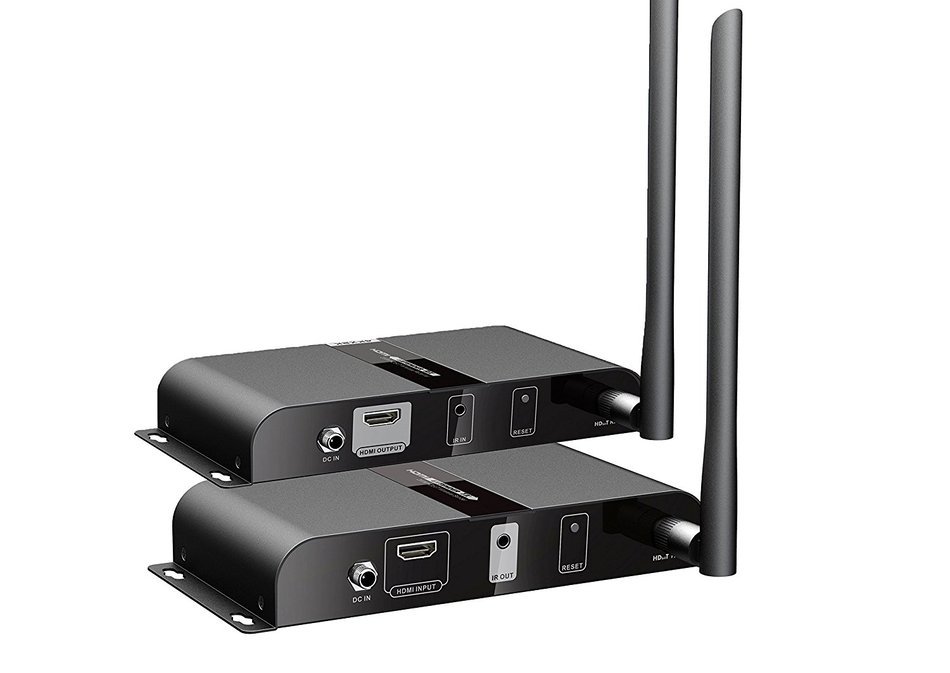 J-Tech Digital HDbitT Series Wireless HDMI Extender Supporting Full HD 1080P with IR Signal Transmission up to... N9