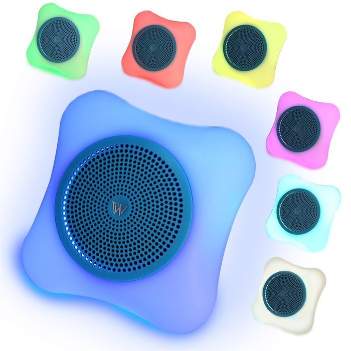 ARCHEER LED Bluetooth Speaker Mini Wireless Portable Bluetooth Speaker with Colorful LED Lights Support TF Card...