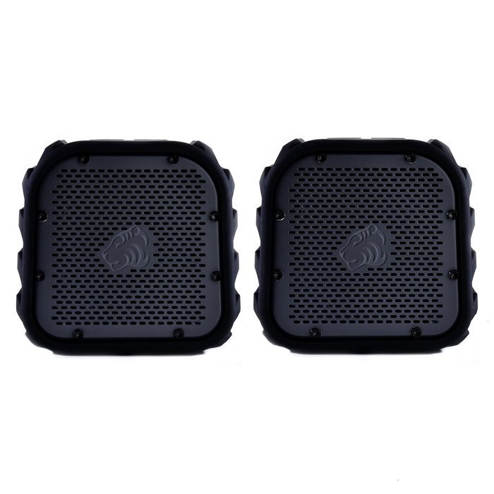 TimoLabs Corbett I Mini Stereo, Rugged and Waterproof Wireless Bluetooth Speaker (Blue) N2