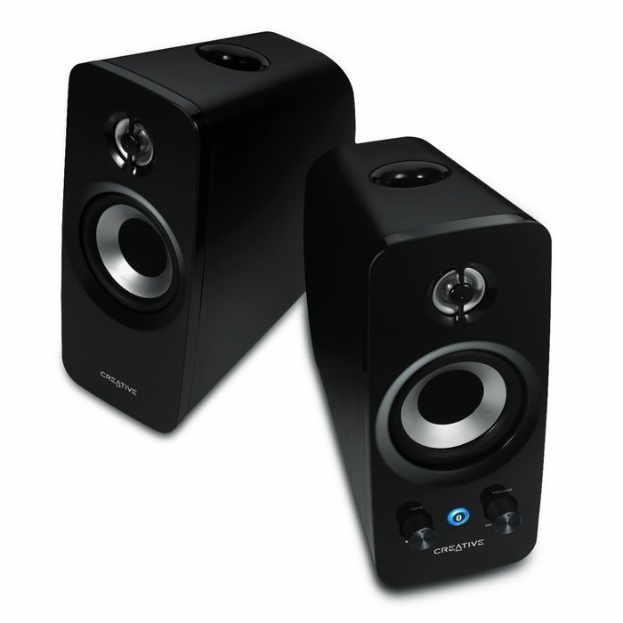 Creative Bluetooth Enabled 2ch Wireless Speaker T15 Wireless Spt15w by