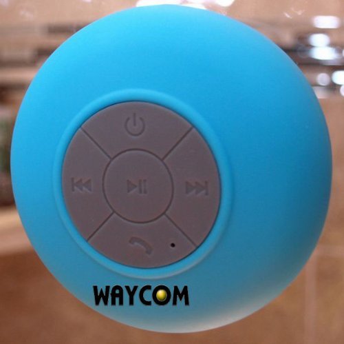 WAYCOM Waterproof Wireless Bluetooth Shower Speaker & Handsfree speakerphone - Compatible with all Bluetooth Devices...