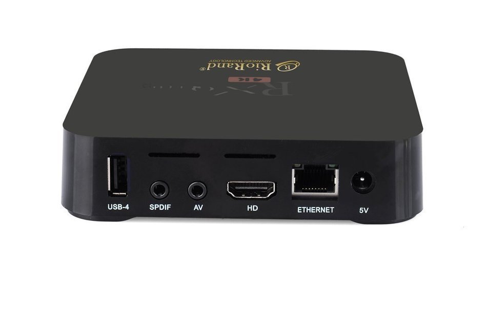 RioRand RXQ Plus TV Box Amlogic S905 Quad-core 64-bit Android 5.1 1/8GB UHD 4K 60fps Smart Streaming Media Player N6
