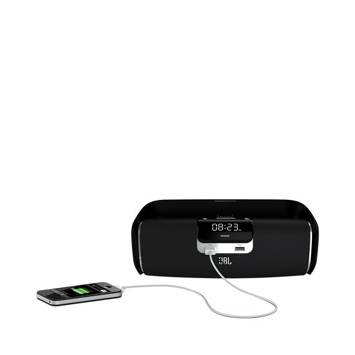JBL OnBeat Hotel Bluetooth Wireless Loudspeaker with 30-pin Dock Connector (Black) N2