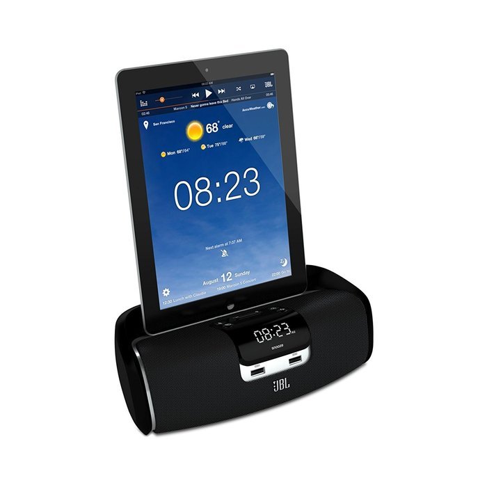 JBL OnBeat Hotel Bluetooth Wireless Loudspeaker with 30-pin Dock Connector (Black) N3