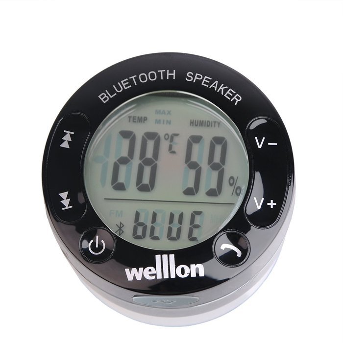 Welllon Waterproof Touch-buttons Power-Grip Mini Wireless Bluetooth Speakers