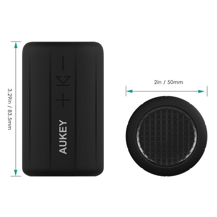 AUKEY Bluetooth Speaker, Portable Wireless Speaker with Bike Mounting Strap, Water & Shock Resistant for iPhone... N6
