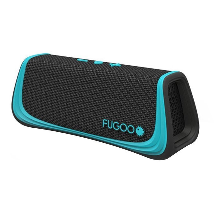 Fugoo Sport Portable Waterproof Rugged Bluetooth Speaker with Mic - Black/Green (F6SPKG01) Plus Mobile Recharge... N3