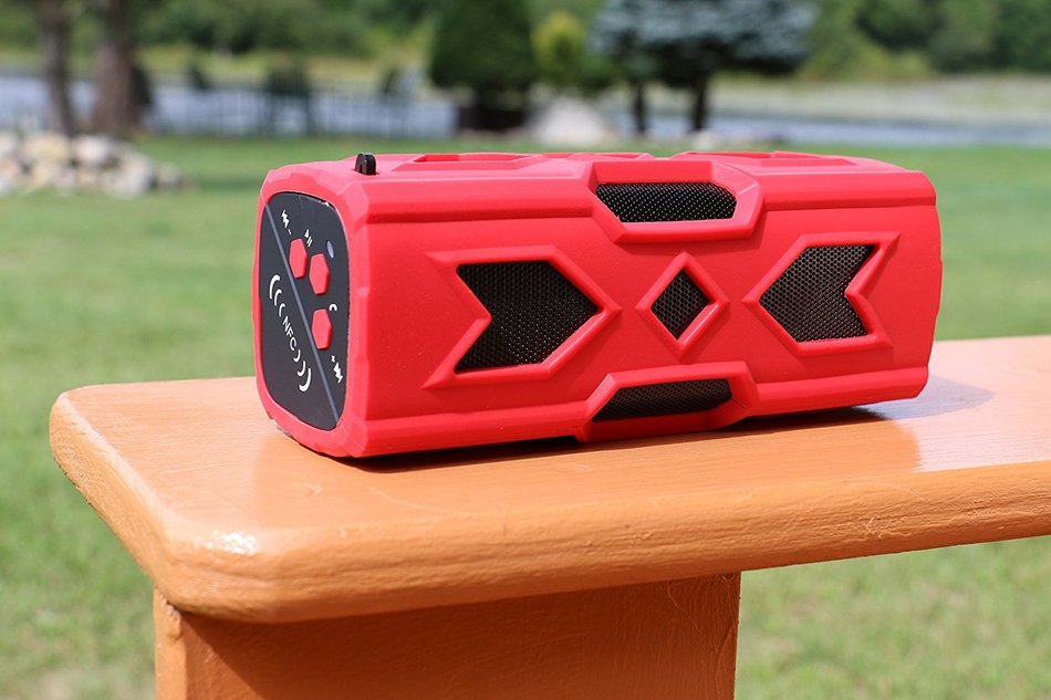Portable Bluetooth v4.0 NFC Speaker 3600mAh Power Bank Waterproof For Smartphone N3