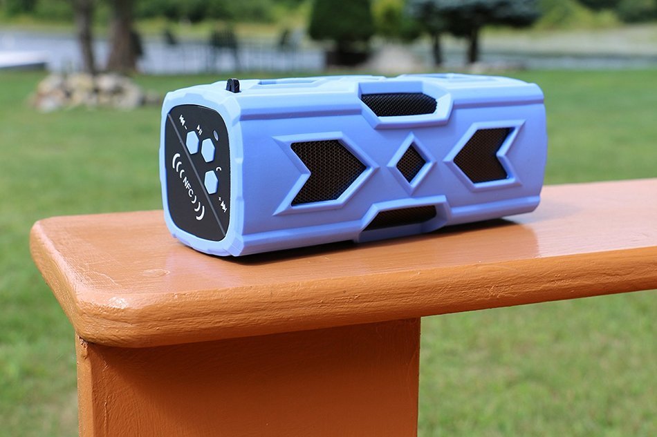 Portable Bluetooth v4.0 NFC Speaker 3600mAh Power Bank Waterproof For Smartphone N4