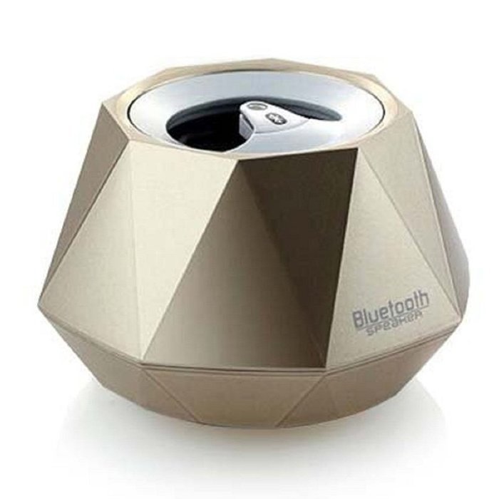 [Best Gift!]BOOMER VIVI Portable Mini Bluetooth Speaker Best Stereo Diamond Speaker Shape with Built-in Microphone...