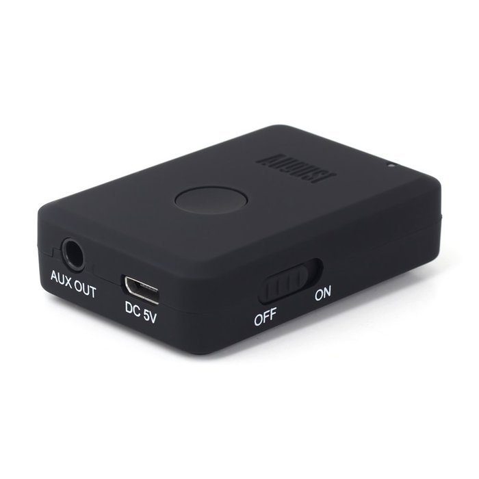 August MR250 Bluetooth Wireless Transmitter - Audio Sender for TV to Bluetooth Headphone - Stream Music from 3.5mm... N24
