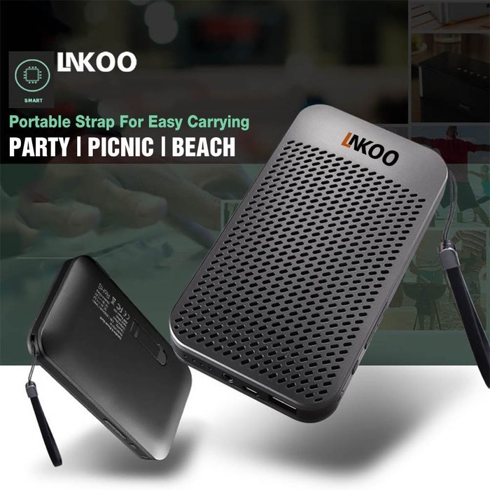 LNKOO Bluetooth Stereo Speakers Portable With 5000mAh Power Bank Function, Wireless Hands Free Support AUX In... N6
