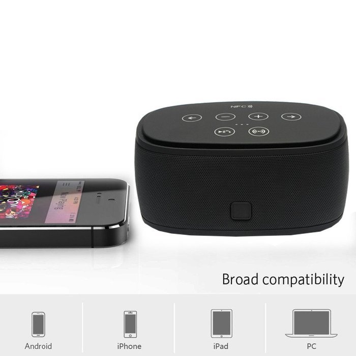Portable Bluetooth Speaker, Gaosa 3d Wireless Bluetooth Stereo Incredible Smart Sound Loudspeaker with NFC N7