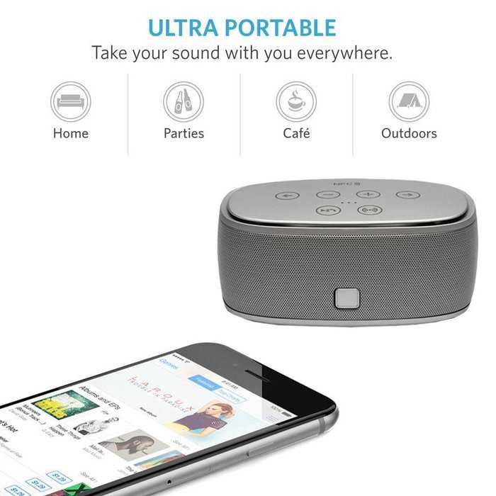 Portable Bluetooth Speaker, Gaosa 3d Wireless Bluetooth Stereo Incredible Smart Sound Loudspeaker with NFC N13