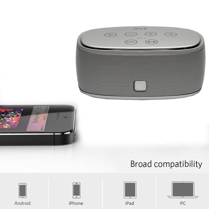 Portable Bluetooth Speaker, Gaosa 3d Wireless Bluetooth Stereo Incredible Smart Sound Loudspeaker with NFC N14