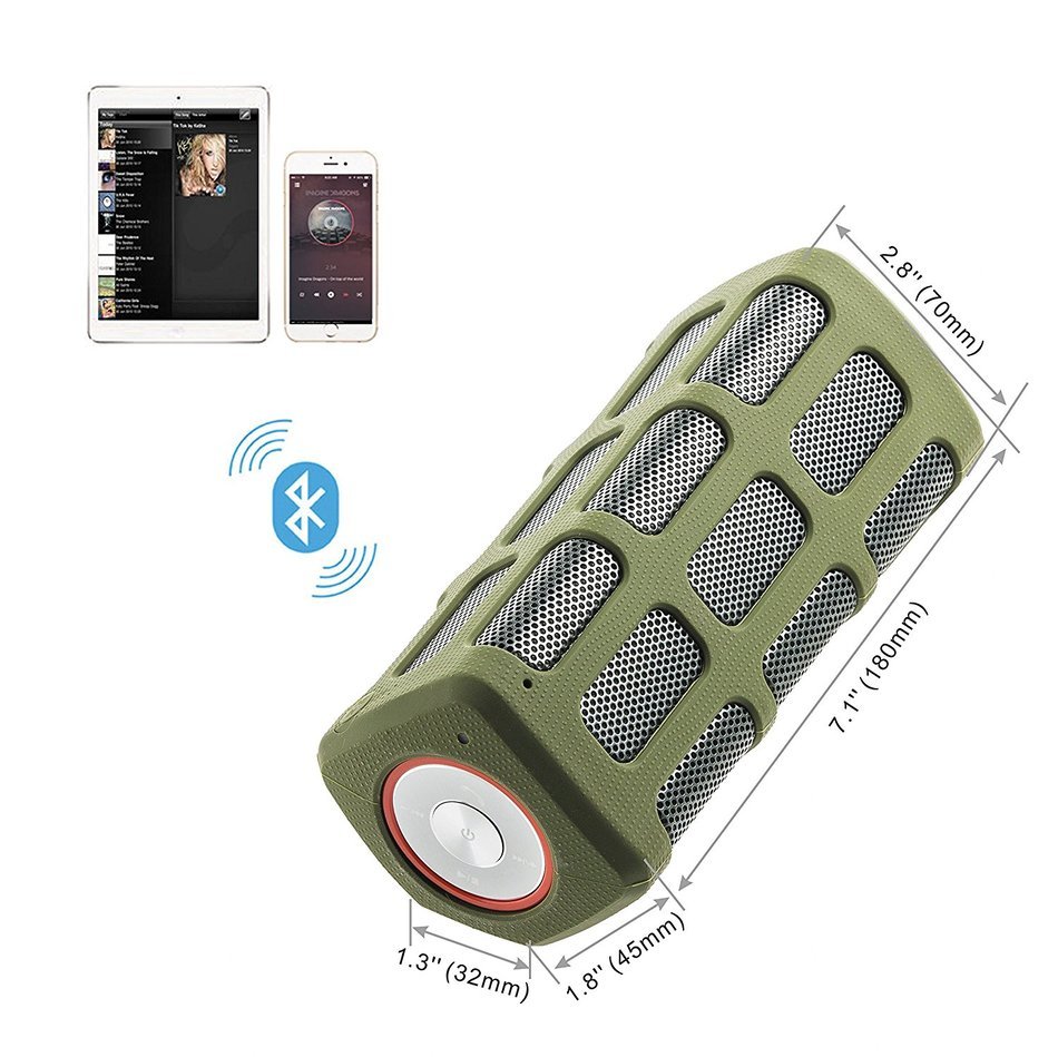 GSWORDY Waterproof Outdoor and Shower Bluetooth Speaker Portable Wireless with 7000mAh Rechargeable Battery and... N5