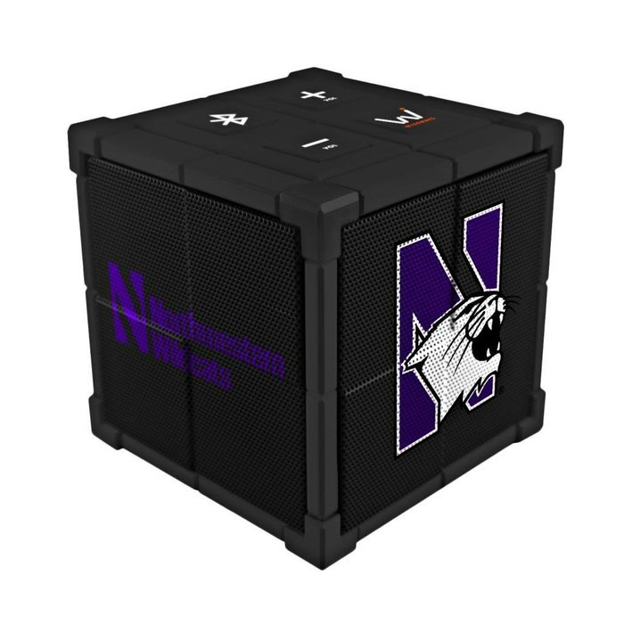 Wiseways Kube Bluetooth Collegiate Speaker for Northwestern school