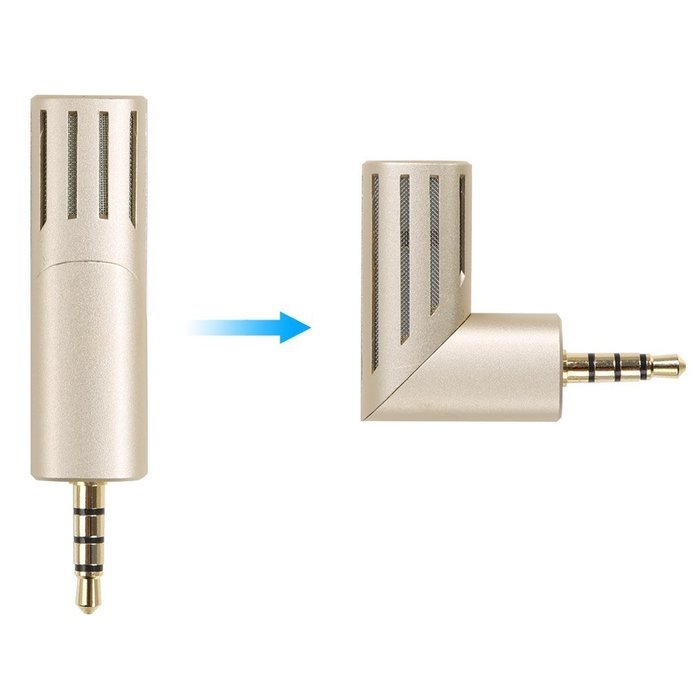 Koolertron Mini Condenser Microphone for Mobile Phone Interviewing Recording Support Plug-and-play for iPhone... N13